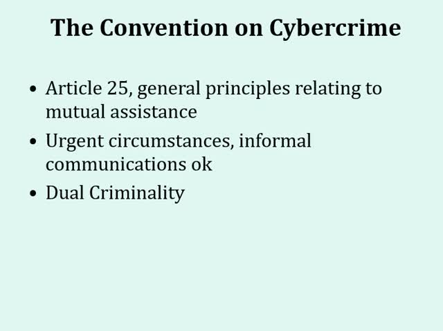 CIS 096 International Treaties and Regulations