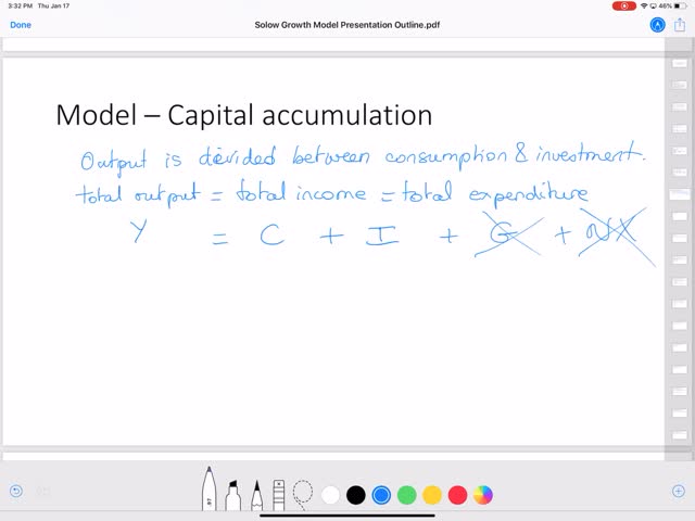 Advanced Macro Theory and Simulations - Solow Growth Model Part 1