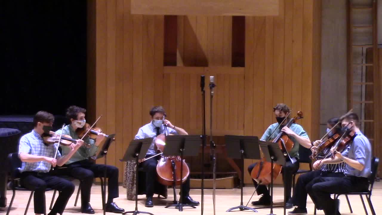 Click to view Brahms String Sextet - UVM Chamber Music 2020